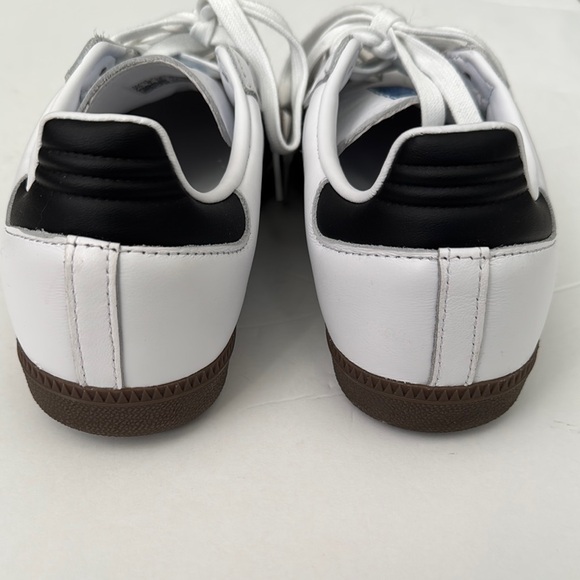 Adidas Womens White Sambas Size 7.5 - Picture 4 of 10